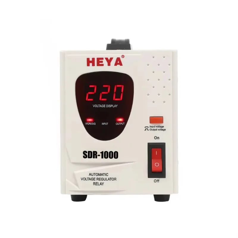1KVA Single Phase Digital 800W 1000W AC Automatic Regulators Stabilizers AVR Stabilisateur De Tension 220V