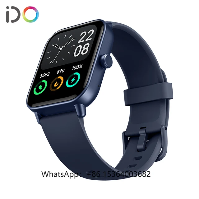 TJXL-2025 Новое поступление Veryfit App Смарт-часы IDW19 IP68 Водонепроницаемый спортивный фитнес-трекер Смарт-браслет IOS Трекер сна Squ