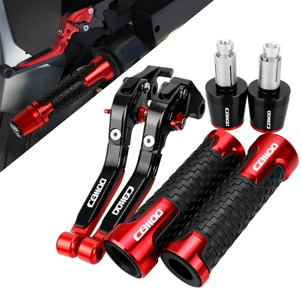 

FOR HONDA CB1100 CB 1100 2013 2015 2016 Motorcycle Accessories Extendable Adjustable Brake Clutch Levers Handlebar Grips Ends