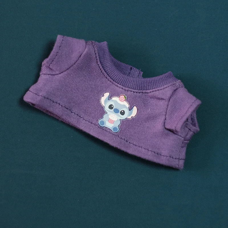 Mini tenues de poupée en peluche mignonnes de 15cm/17cm, vêtements de poupée Labubu, vêtements de poupée en coton colorés, accessoires de fête assis