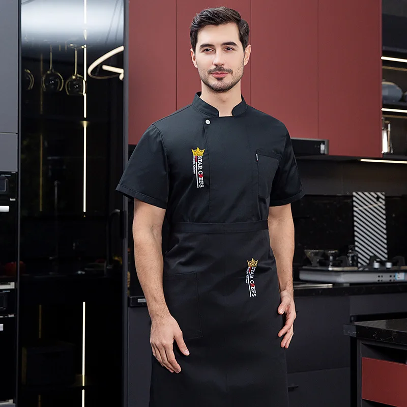 Chef Overalls Long Sleeve Women's Autumn and Winter Hotel Restaurant Catering Kitchen Work Clothes Clothing Men's Sum