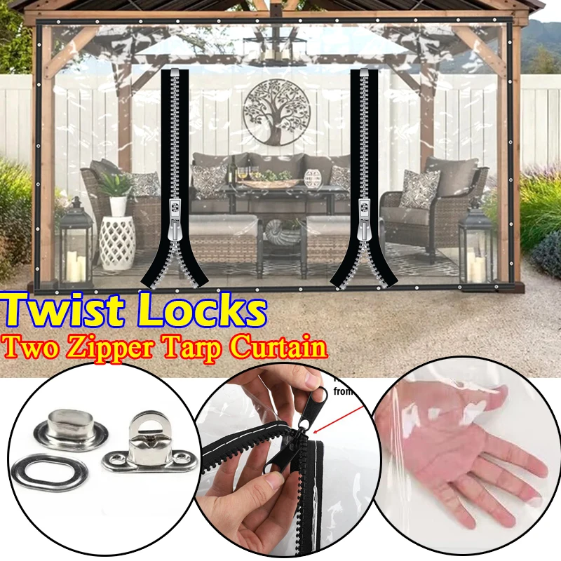 

Настроить наружная прозрачная молния, брезент, двор, пергола, брезент, занавеска с поворотным замком, прозрачная беседка, ветрозащитный экран с дверью