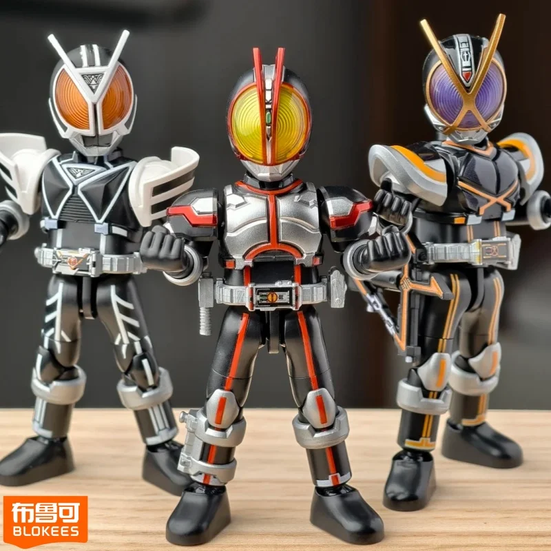 Blokees Kamen Rider Animation périphérique jouets Faiz Kabuto Drive Kaixa Galaxy Vol.2 modèle mobile Figure Collection boîte aveugle cadeaux