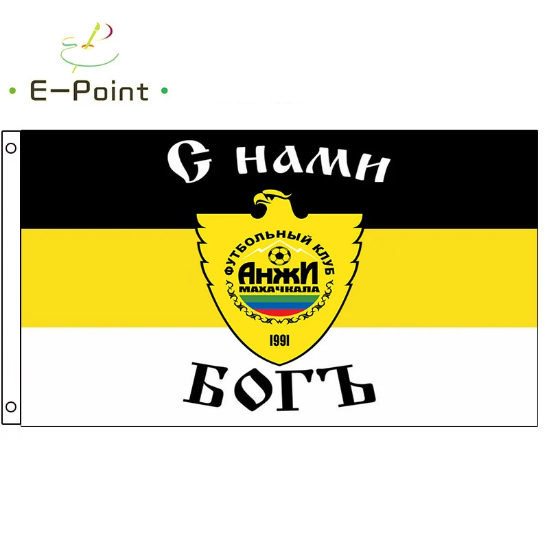 FC Anzhi Makhachkala Flag 2x3ft (60x90cm) 3x5ft (90x150cm) Decoration Banner for Home and Garden