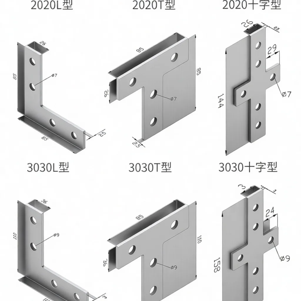 Pelat Bentuk T L Profesional u - Joint Connector Bracket ulasan dan harga