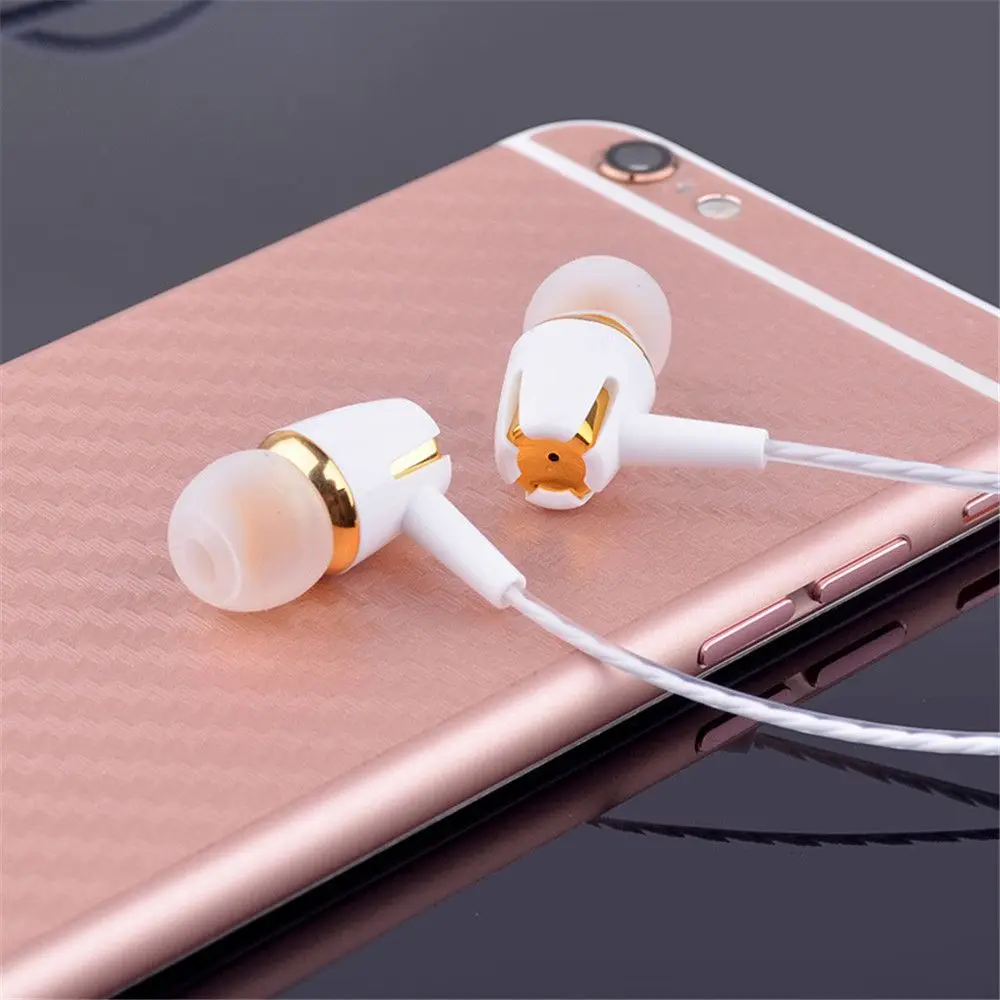 Sport With Microphone Wire-Controlled Earphones Gaming Headset Wired Headphones In-Ear Headphones