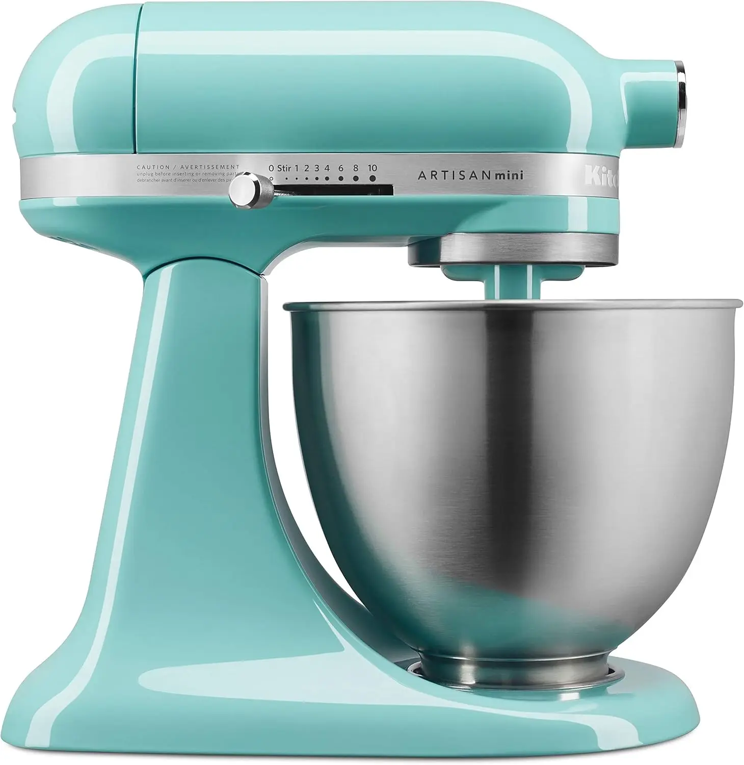 KSM3311XAQ Artisan Mini Series Tilt-Head Stand Mixer, 3.5 quart, Aqua Sky Blue