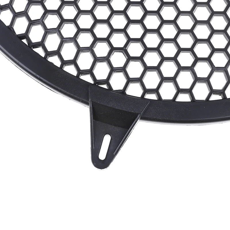 6\'\'/8\'\'/10\'\'/12\'\' Black Plastic Car Audio Speaker Sub Woofer Grille Guard Protector Cover Mesh Round Car Subwoofer Speaker Cover