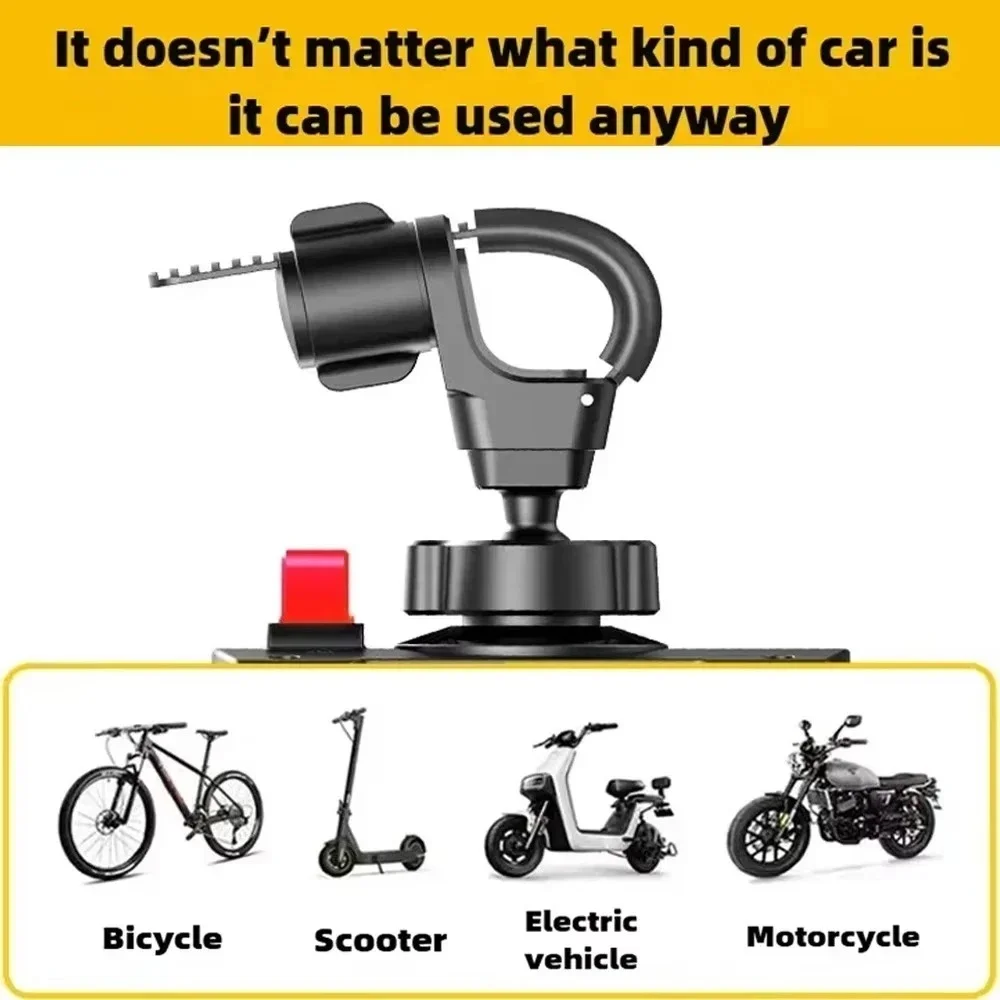 360° Rotatable Bike Motorcycle Phone Holder Adjustable Shockproof Non-Slip Bracket Mount 4.7-7 Inch GPS Navigation Phone Holder - view 4