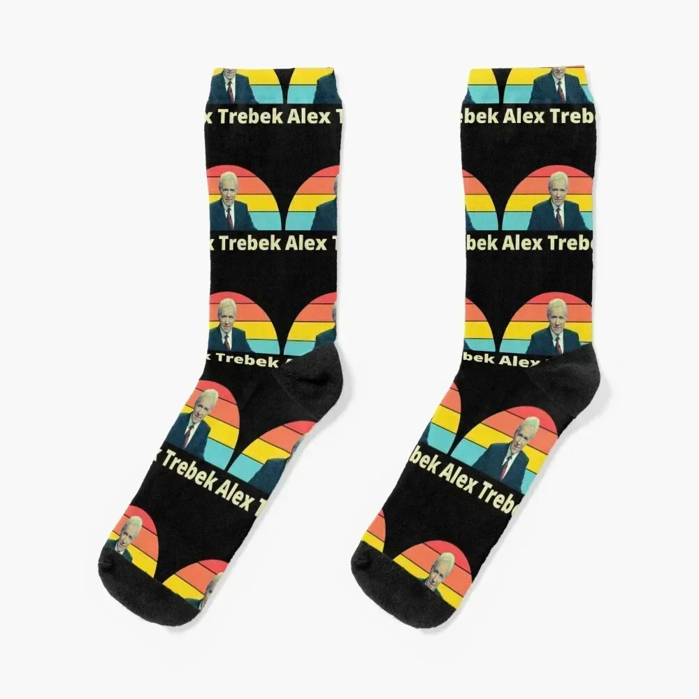 

Alex Trebek Socks Run moving stockings cute Children's Girl'S Socks Men's