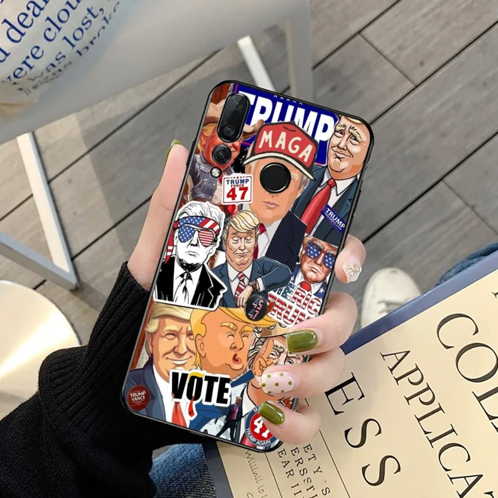 Drain The Swamp2024 Trump Phone Case For Huawei Y9 6 7 5 Prime Enjoy 7s 7 8 plus 7a 9e 9plus 8E Lite Psmart Shell