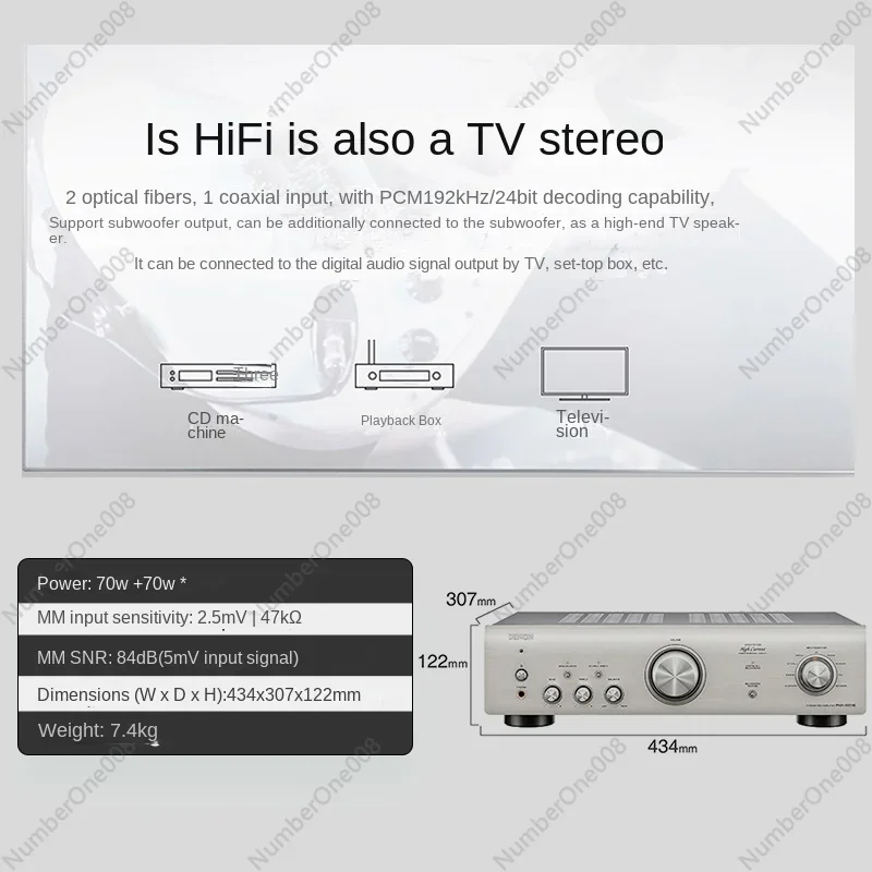 PMA-600NE Fever HiFi Pure Power Amplifier مضخم صوت عالي الطاقة بدون فقدان