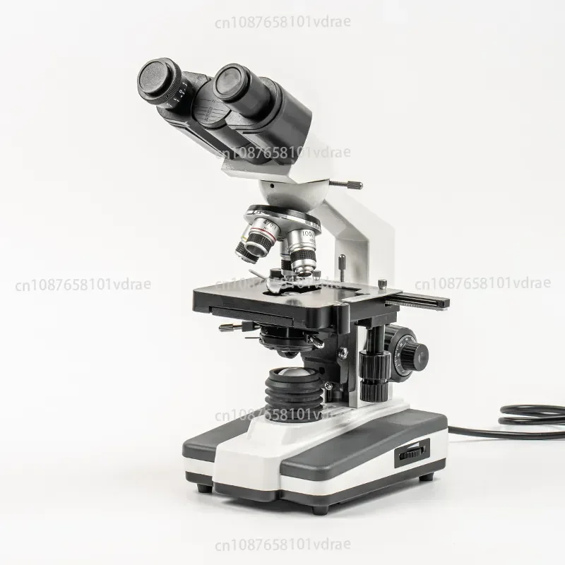C-200E Biological Microscope, Binocular Composite Optical Microscope, Mechanical Stage, Ultra-precision Focusing
