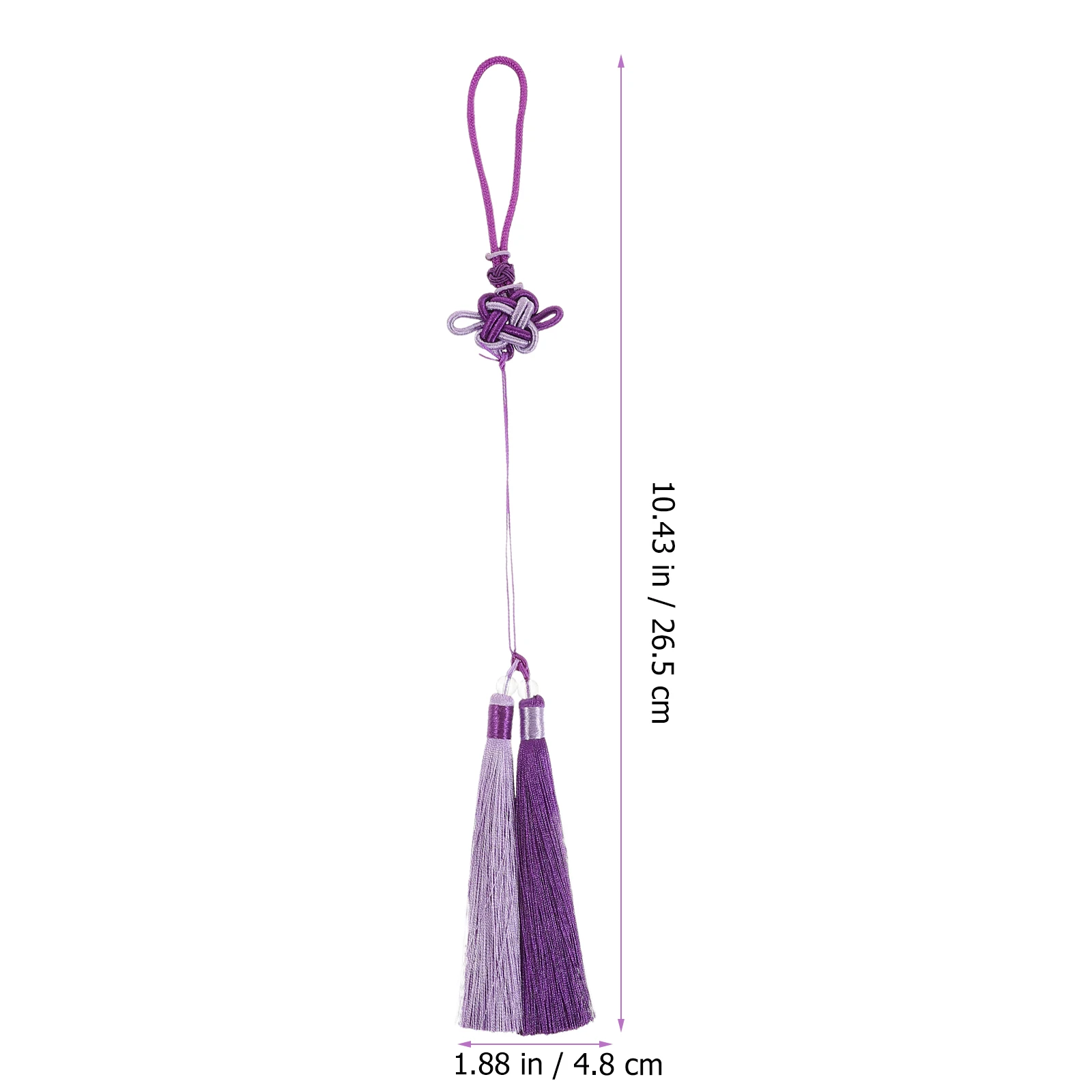 

Tai Chi Tassels Red Chinese Knot Pendant Navy DIY Car Decor Chinese Knot Pendant Rearview Mirror Hanging Accessories