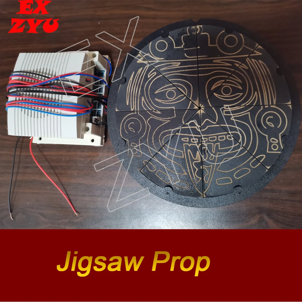 Escape Room Props Jigsaw Prop Put the 8 modules in correct positions to discover pattern unlock Adventure chamber room EX ZYU