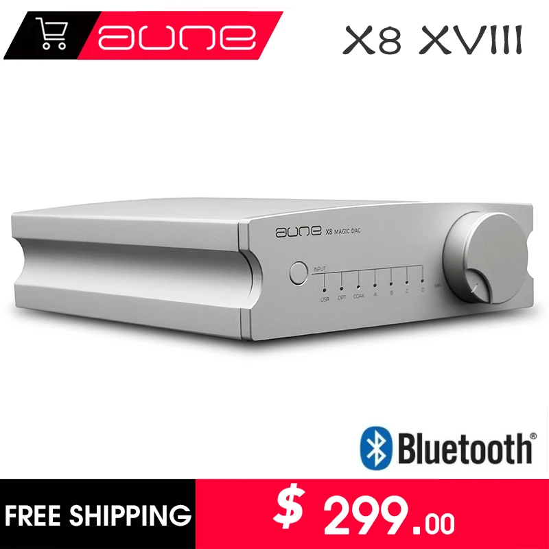 AUNE X8 XVIII ES9038 DSD512 فك تشفير بلوتوث مع مكبر صوت أمامي 32 بت وحدة فك ترميز الصوت الرقمي الرائد HIFI حمى بدون فقدان