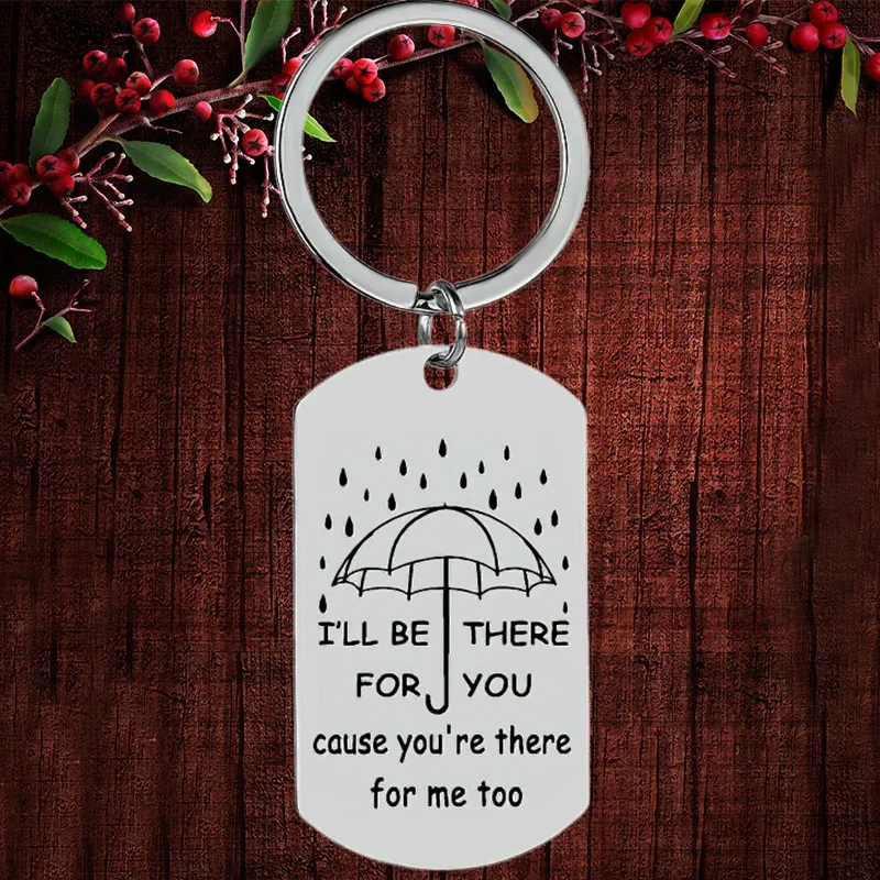 

Charm Friendship Friends TV Show Keychain Pendant Bff Best Friend Gift Key Chain Keyrings I’ll Be There for You