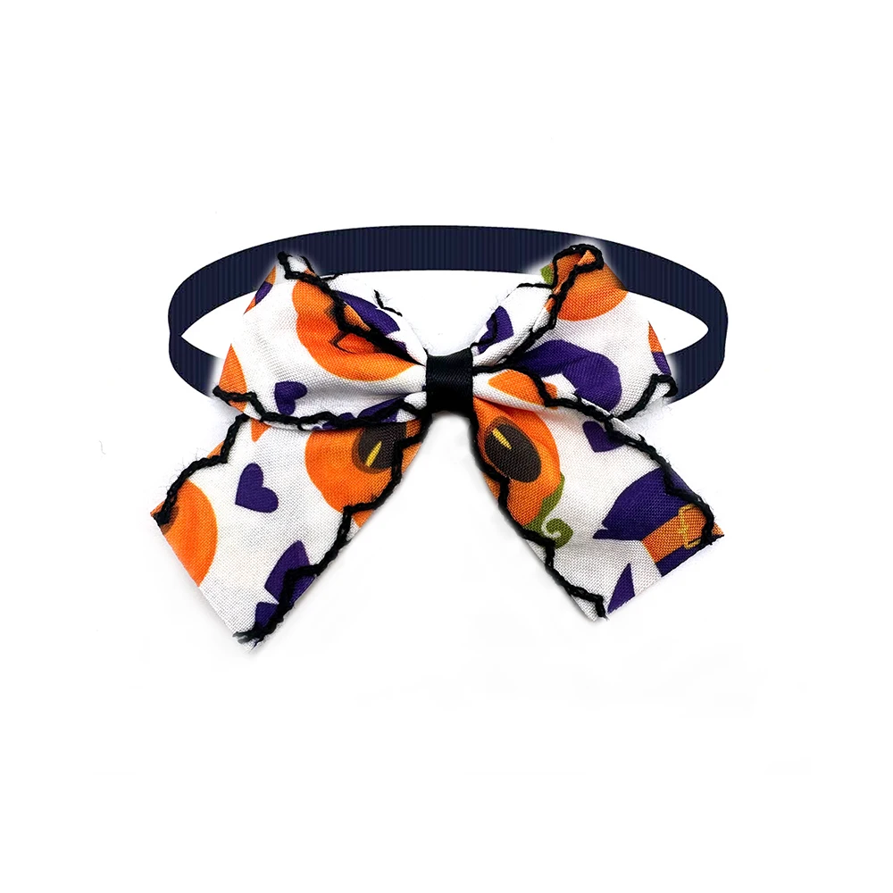 50/100 Stück Halloween-Halsbänder für Hunde, Haustier-Schleifen, kleine Schleifen für Hunde und Katzen, Kürbis-Design, Welpen-Accessoires, Hundepflege, Haustierbedarf – Detail 8