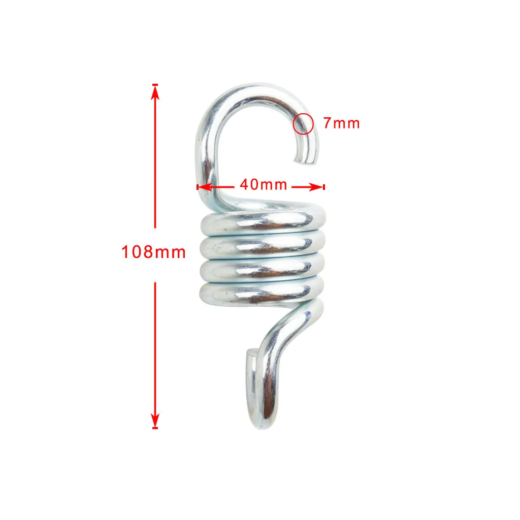 700LB Weight Capacity Sturdy Steel Extension Spring Fits Hammock Chair Hanging Porch Suspension Hooks Garden Swing Punch Bag