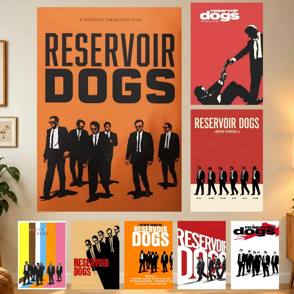 Sharp Gritty Movie Reservoir Dogs Poster Home Wall Decor for Living Room Bedroom Office Aesthetic Room