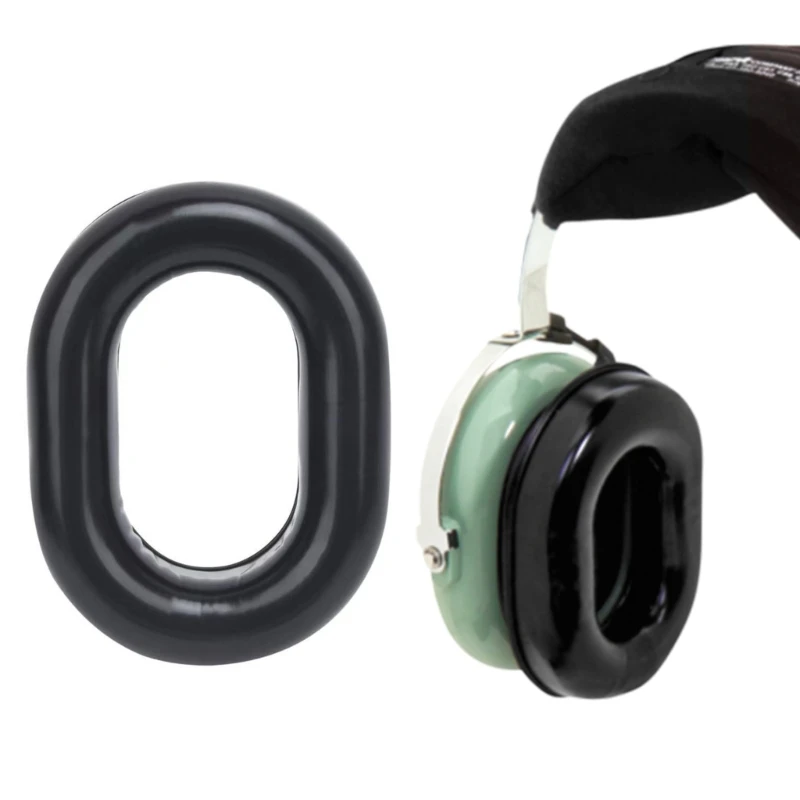 Cojines espuma memoria gel enfriamiento para Clark H 10 auriculares Termales almohadilla oreja resistente con