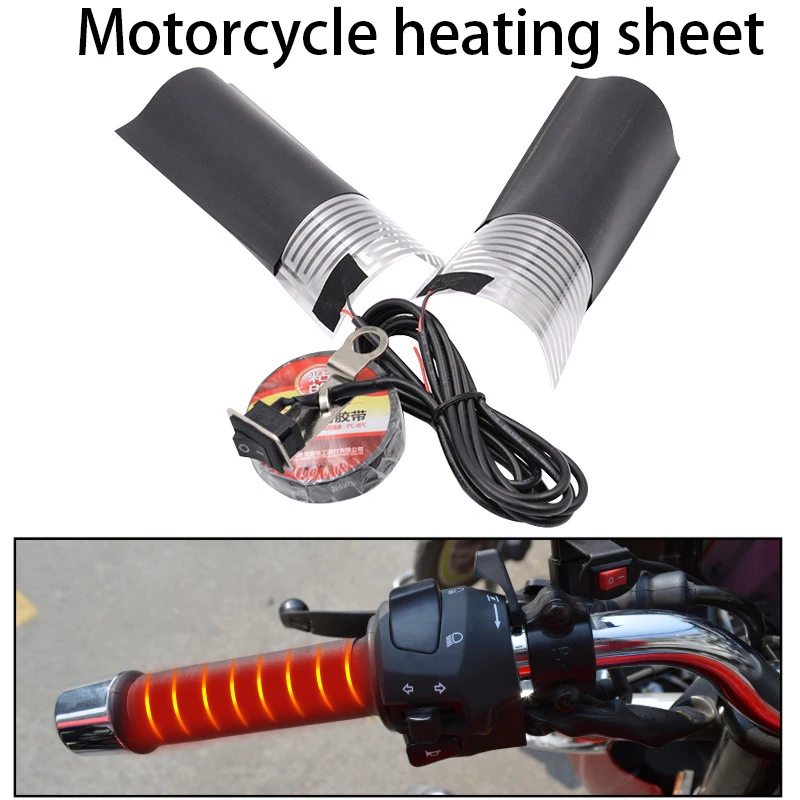 

12 В мотоциклетные ручки с подогревом, универсальный руль с быстрым нагревом, теплый зимний противоскользящий комплект, универсальные аксессуары