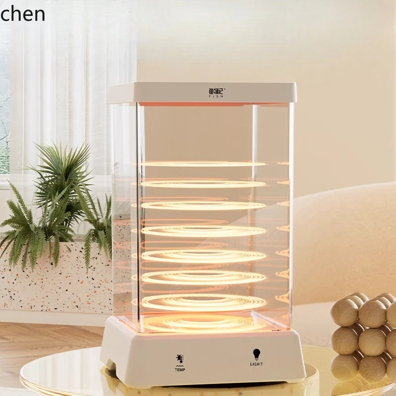 

ZML intelligent breathing fighting fish special tank desktop viewing fish tank living room small acrylic fish tank