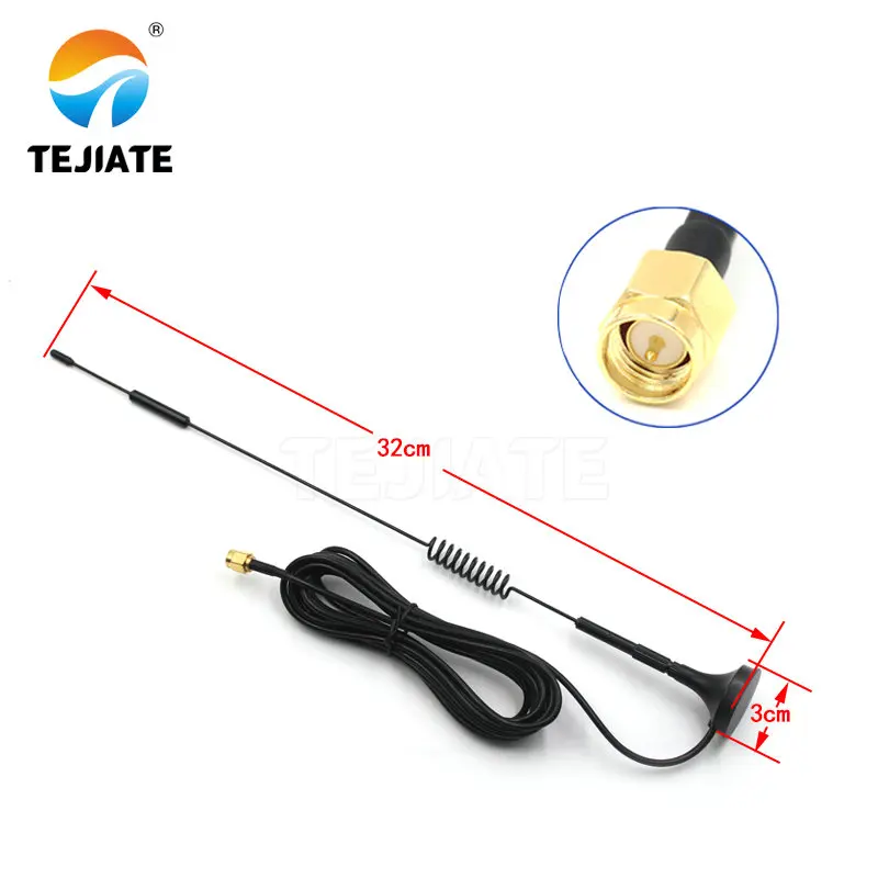 2.4G 5G 5.8G 듀얼 주파수 흡입 컵 안테나, 5-12dbi 무선 라우팅 SMA 무지향성 고이득 와이파이 안테나