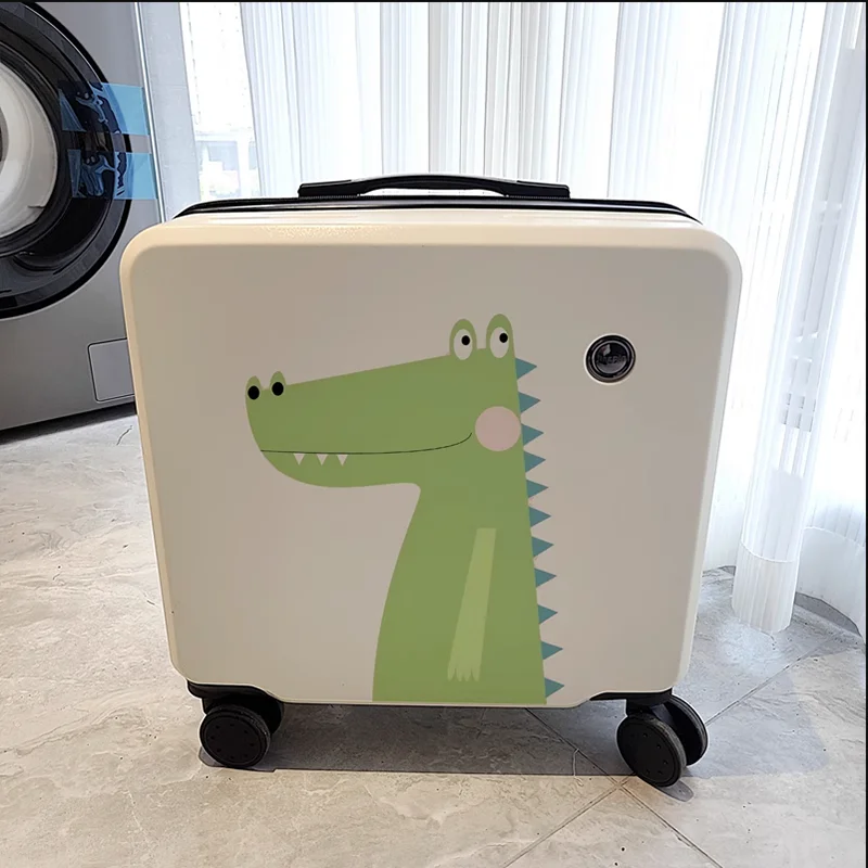 Children's trolley box Girl Boy Cute animal cartoon student small suitcase Male 18 "cardan wheel boarding luggage