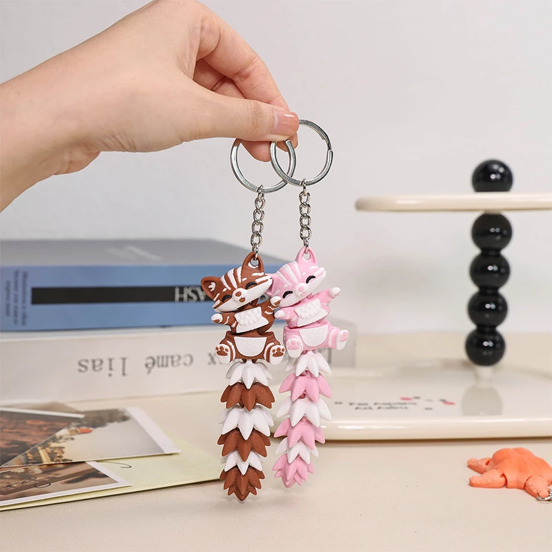 Chaveiro de Gato Fofo Impresso - 3D Printing Stainless Steel avaliação e preço