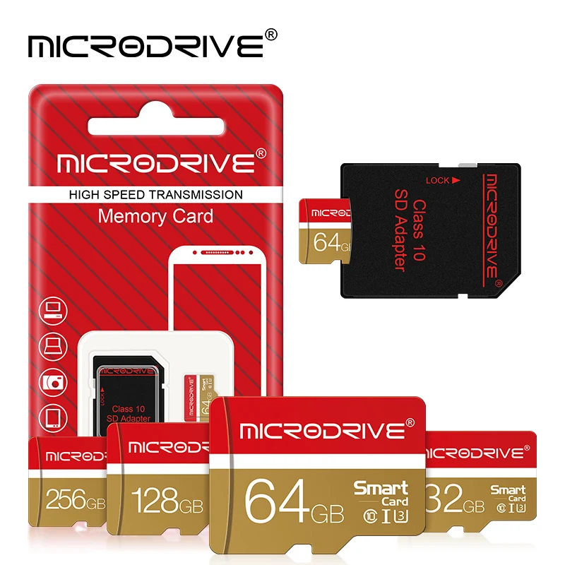 Memory Card 64GB 32GB 16GB 128GB 256GB 512GB TF Flash Card High Speed Class 10 UHS-I Transflash Memory Card free shipping