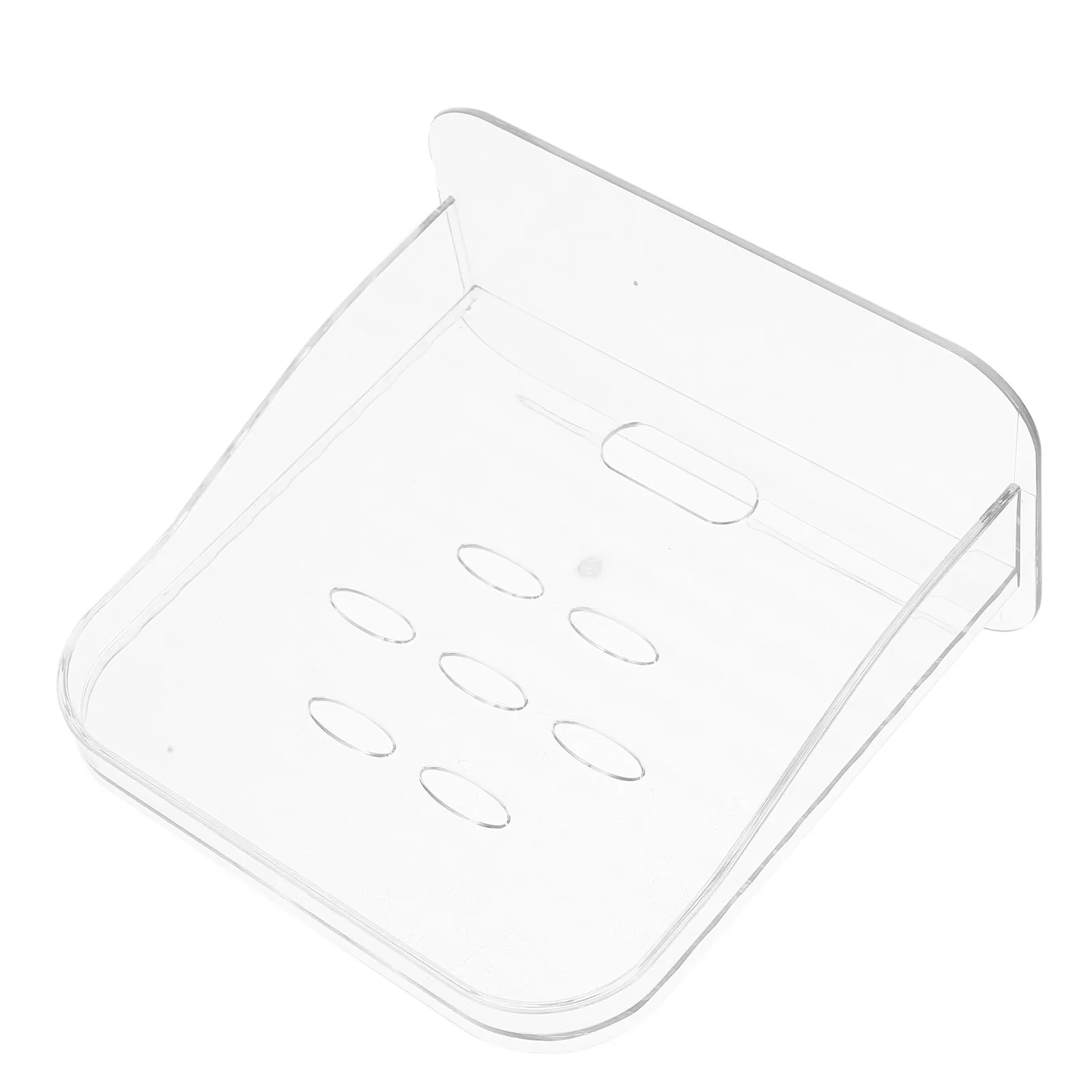 Wall Mount Floating Shelf No Punching Security Camera Bracket Speaker Rack Stable Support Small Shelf for Home Bathroom Kitchen