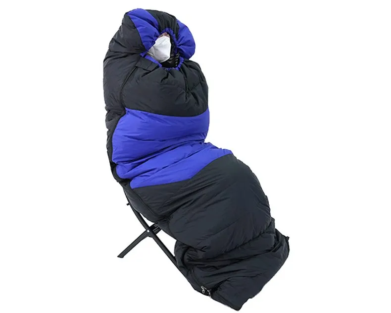 Saco de dormir ligero para exteriores, 100% de nailon Ripstop, venta al por mayor de fábrica, plumón de pato de ganso ultraligero impermeable de 20 grados