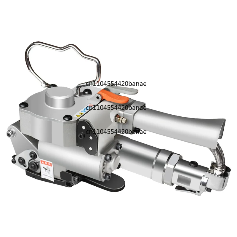 A19 Portable hot melt pneumatic buckle-free handheld PPET plastic steel belt baler