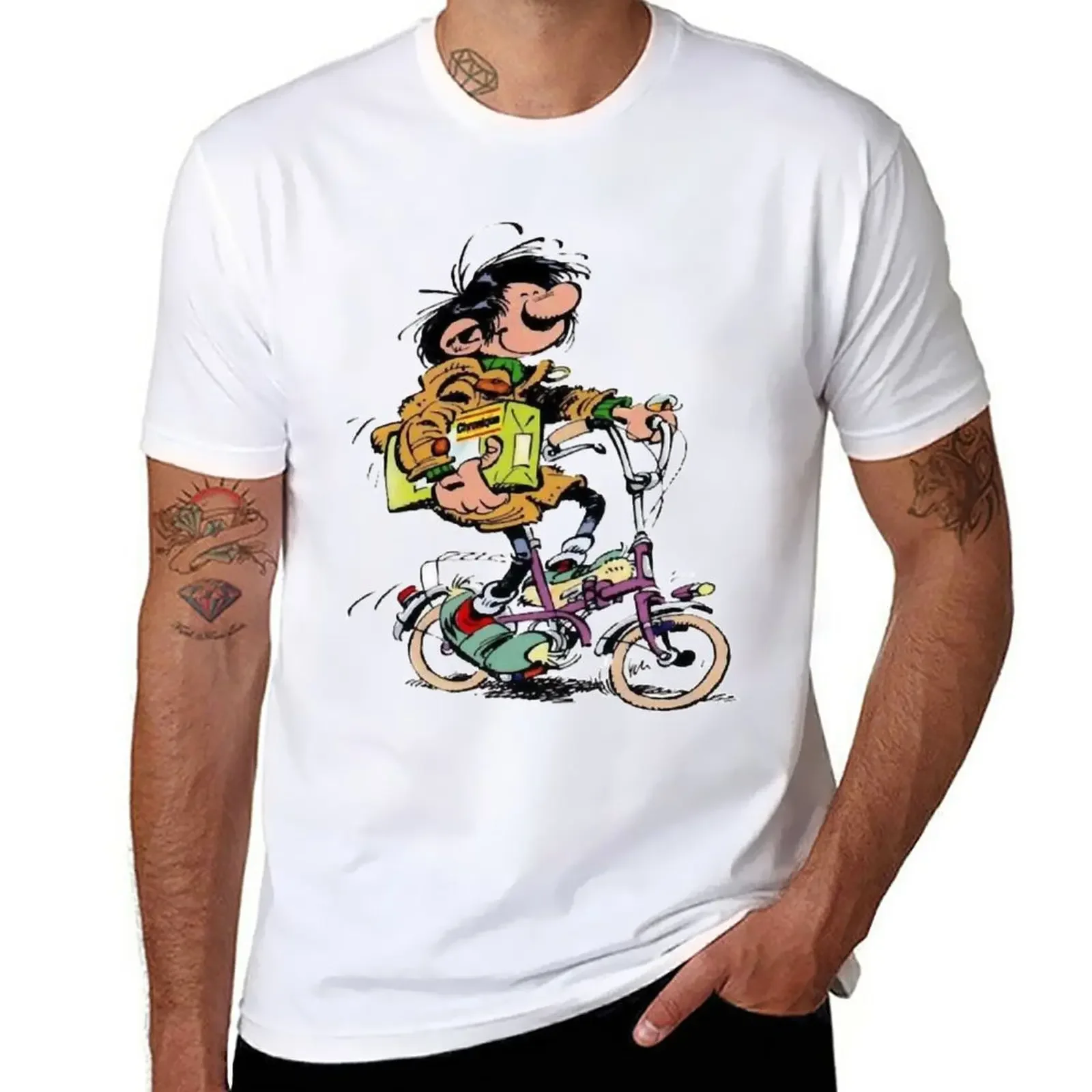 Camiseta Vintage Retro personalizada para fanáticos de los deportes, ropa de diseñador personalizada, harajuku, regalo divertido para Fantasio Spirou, nuevo