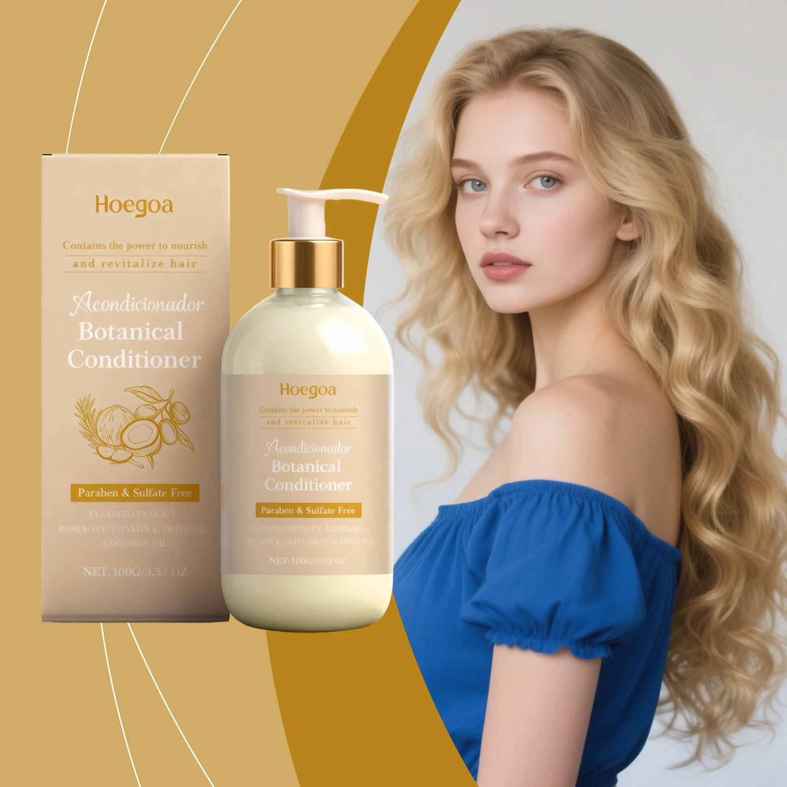 

Nourishing and Smoothing Conditioner - Daily Gentle Care to Improve Dry, Frizzy Hair and Provide Moisture