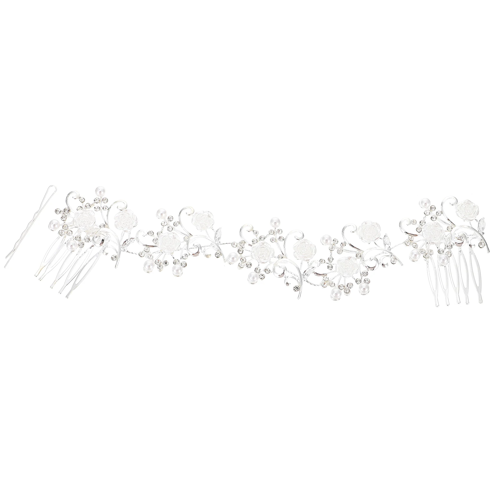 

Pearl Plug Hair Accessories Beautiful Comb Alloy Charm Sweet Prop Wedding Bridesmaid Party Dance Branch Shape Gorgerous Women