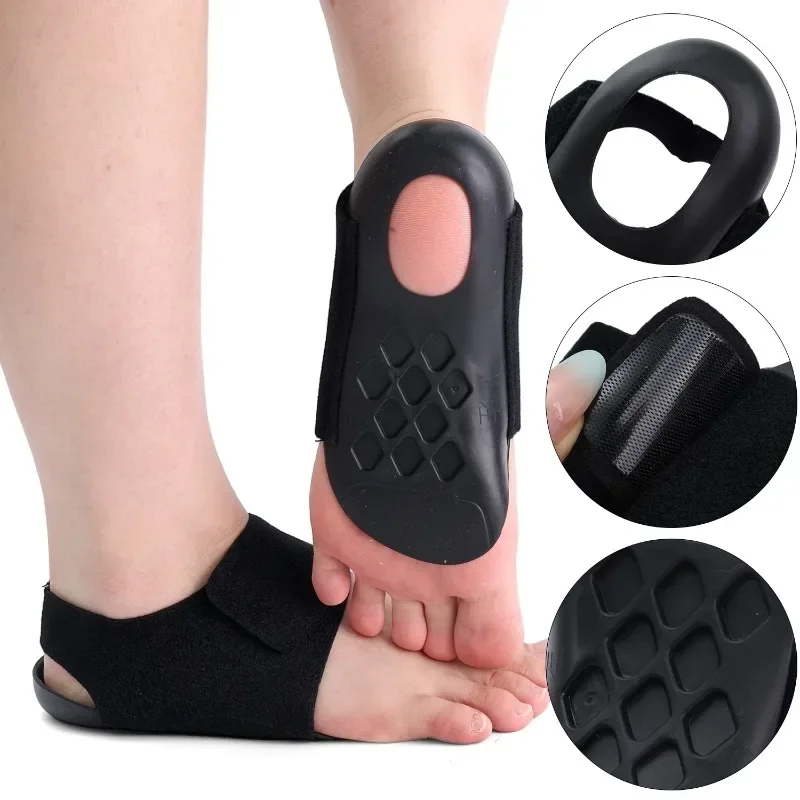 2PCS Arch Support Orthopedic Insole สําหรับเดิน Arch Half Pad X/O ประเภทขา Self-Adhesive สายคล้องสวมใส่รองเท้าส้น