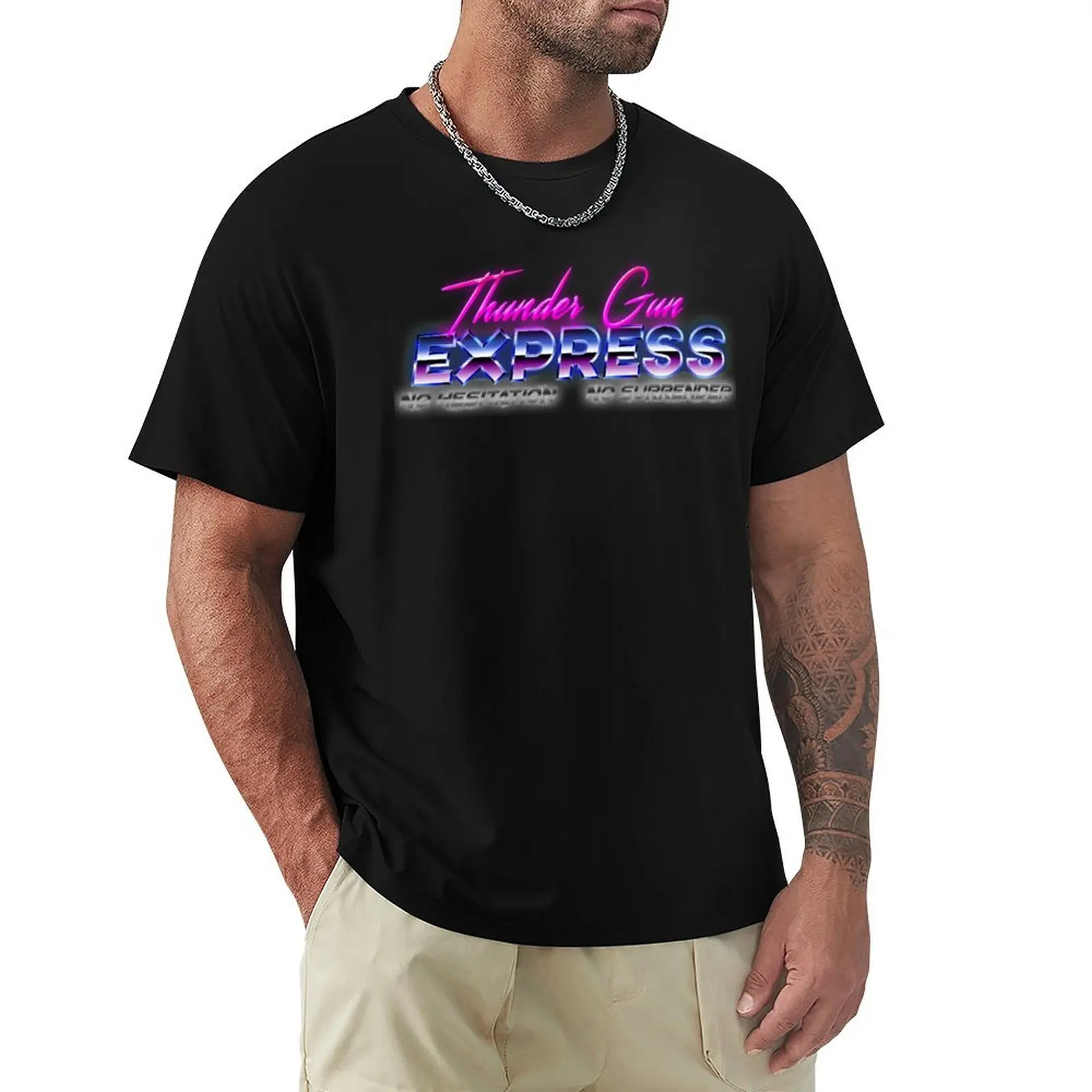 Thunder Gun Express Essential T-Shirt man t shirts for men casual T-Shirt