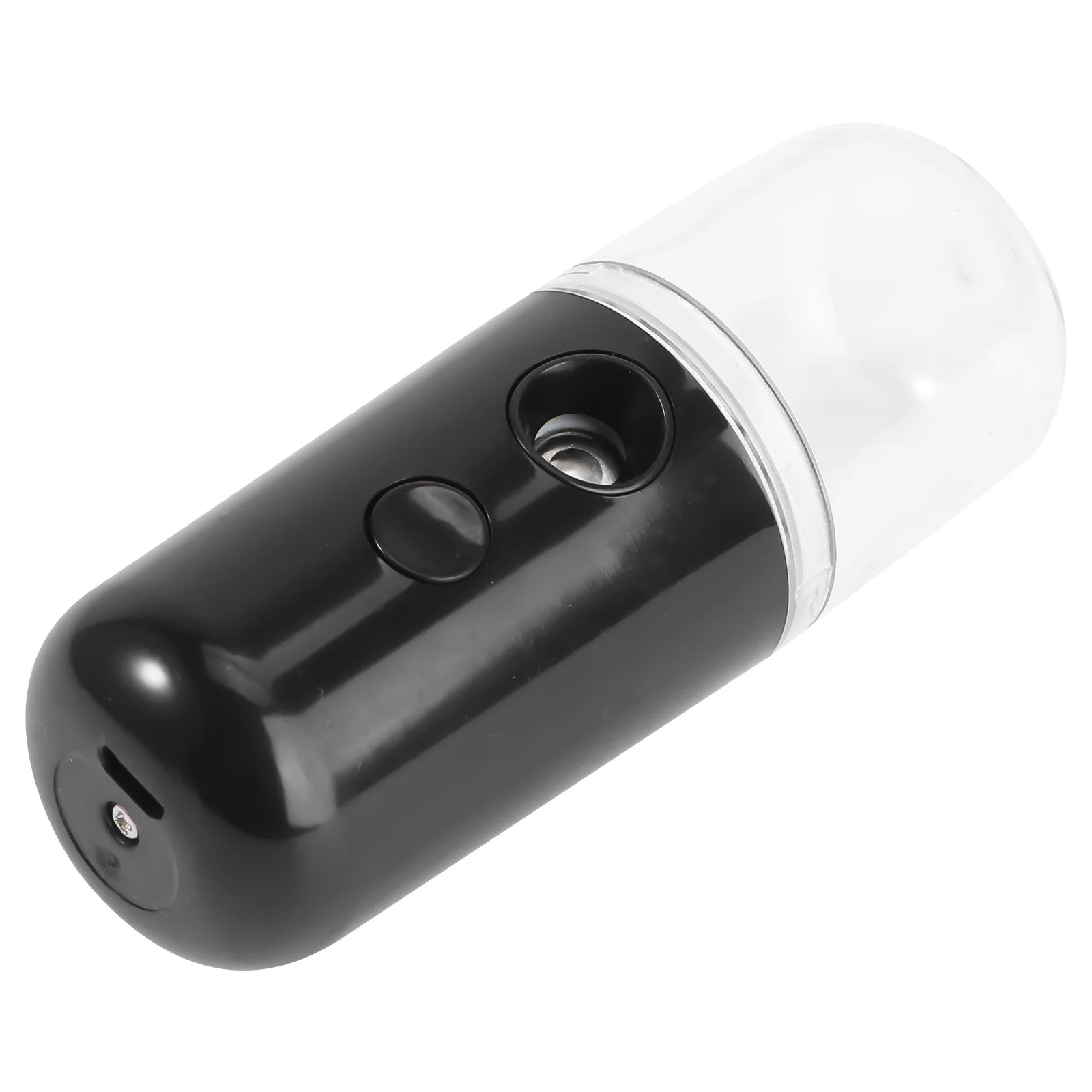 1 pçs carregamento usb facial senhor preto nano spray umidificador hidratante umidificador de pele portátil ferramenta cuidados beleza para casa