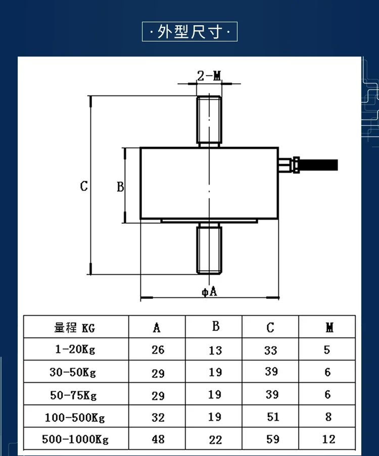 High Precision Small-sized Miniature Force Sensor