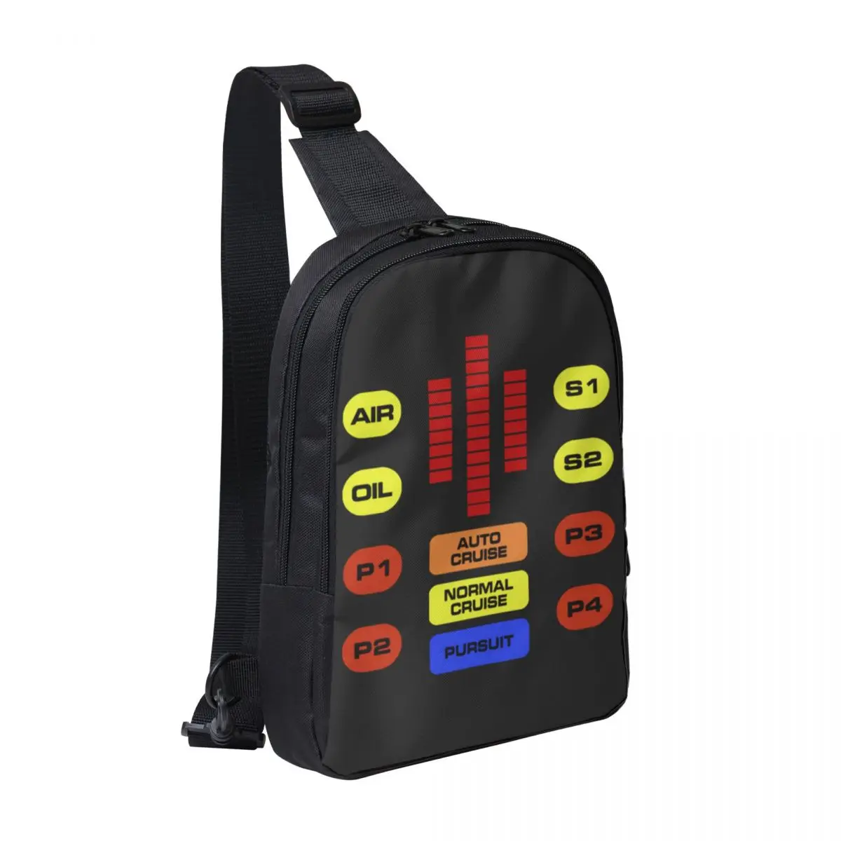 

Kitt Voice Box Knight Rider Chest Bag Men Sling Crossbody Backpack Chest Bag Travel Hiking Daypack Shoulder Bag