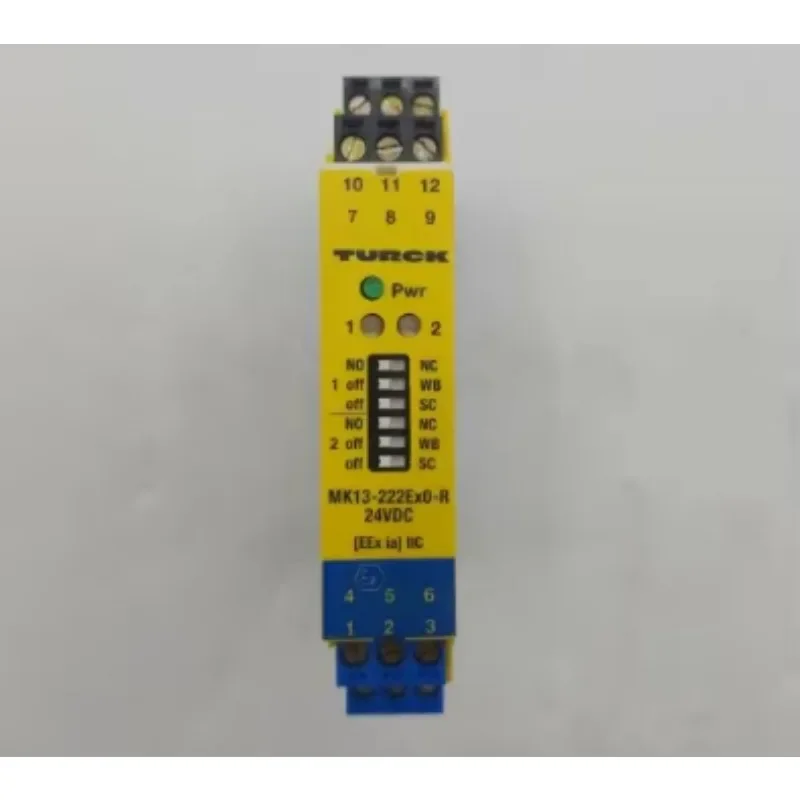 Turck MK13-222EX0-R/24VDC Relè barriera intrinseca sicuro per l'isolamento del segnale industriale pericoloso