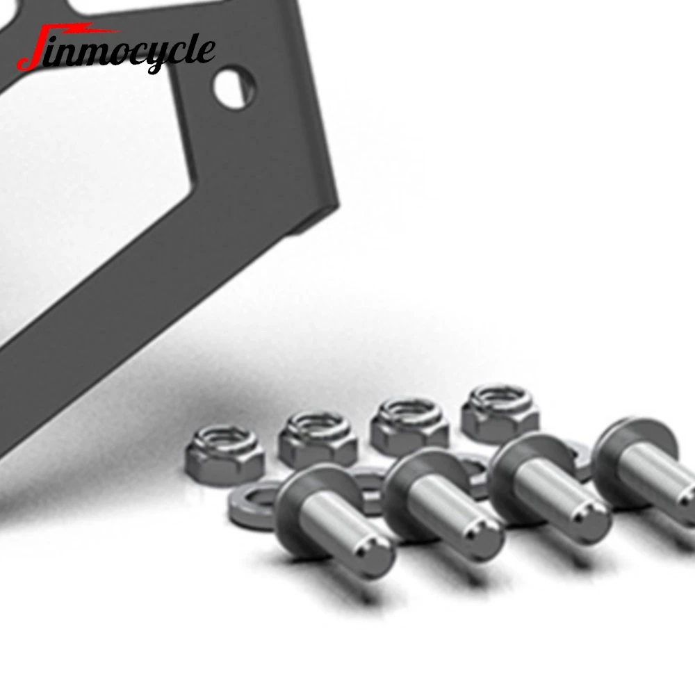 

For Honda CRF450L/CRF450RL CRF300L CRF250L 2019-2024 2025 Motorcycle Adjustable License Plate Holder Bracket Rear Tail Tidy Kit