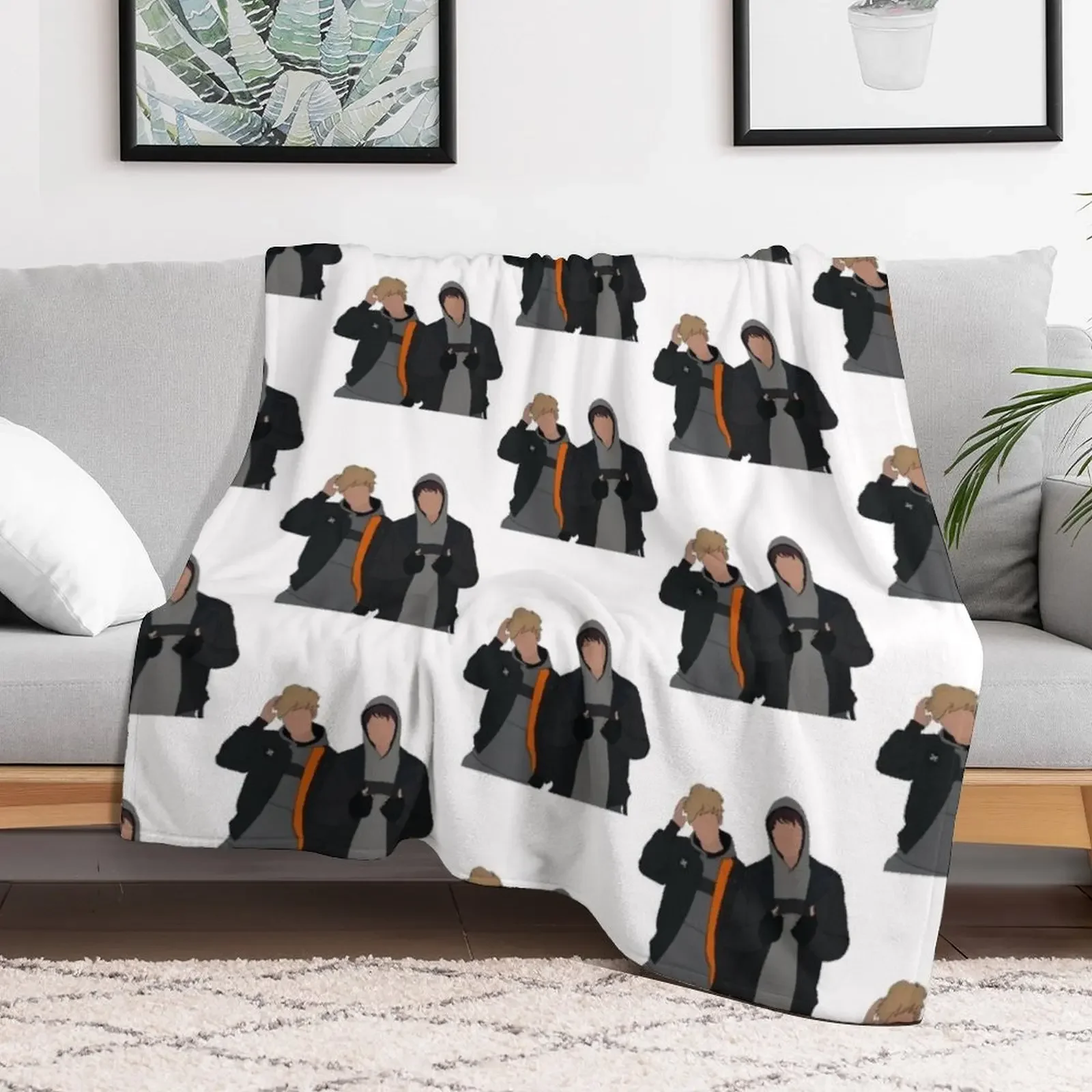 sam and colby Throw Blanket Furrys Blankets For Bed Decoratives Blankets