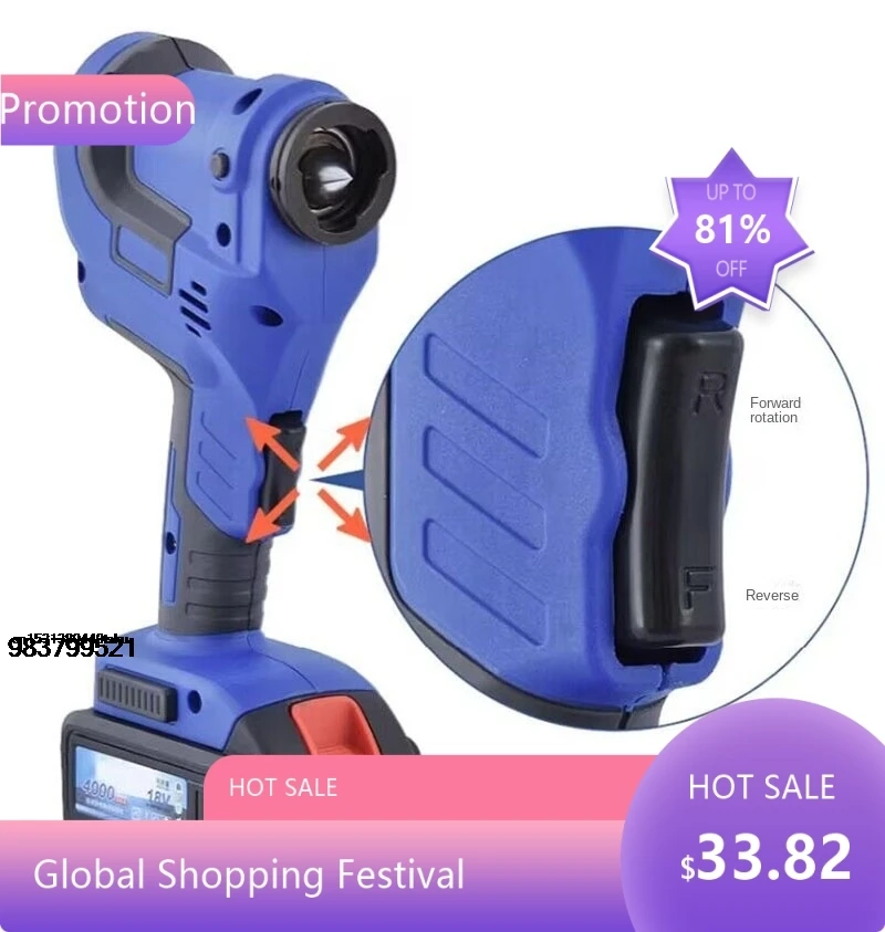 

18422025 Nützelea 18-V-Akku-Elektro-Bördelwerkzeug-Set CT-E800AL с Schaber для 1/4 дюйма ~ 3/4 дюйма (6 мм-19 мм)