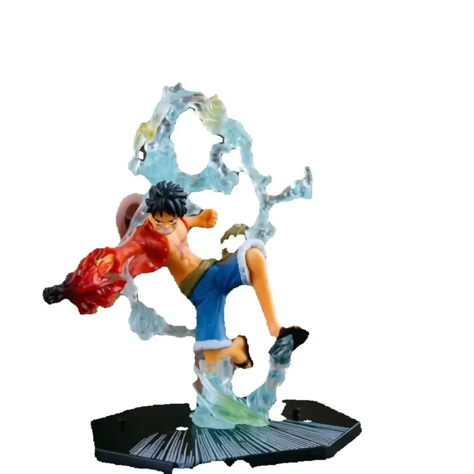 Heiße Anime-Figur One Piece Luffy Roronoa Zoro Drei-Klingen-Sa-Maximum Manga-Statue PVC-Action-Sammlermodell Spielzeug
