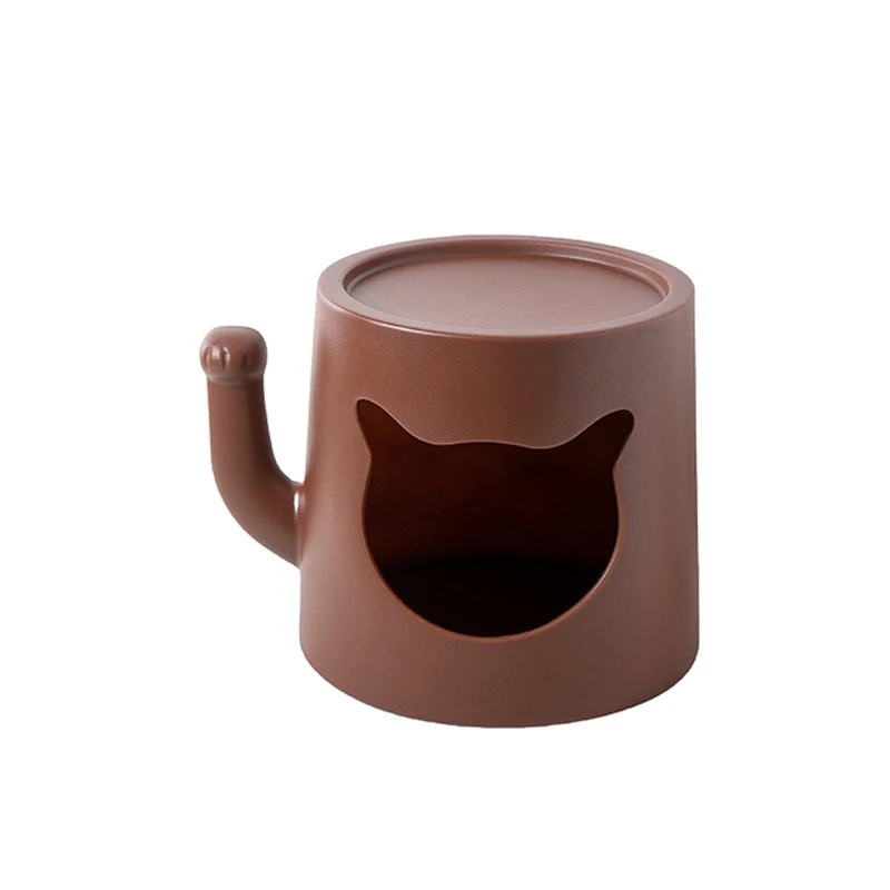 Cartoon creative cute side cat nest bedside table modern simple small multi-functional bedroom cat bedside table
