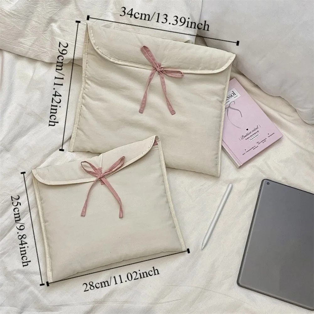 Прочный балетный защитный чехол для планшета 11/13 дюймов, корейский стиль, сумка для хранения компьютера, противоударная сумка с розовым бантом для планшета, рабочая сумка