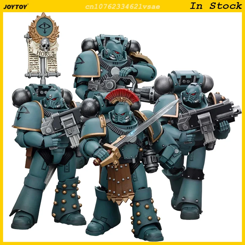 Joytoy sons de horus mkiv esquadrão tático 1/18 figura de ação warhammer 40k o horus heresia soldado anime coleção modelo brinquedos